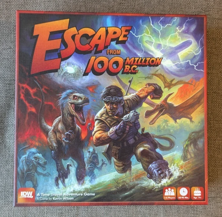 ESCAPE FROM 100 MILLION B.C. board game by IDW GAMES! Played ONCE! COMPLETE! - Image 1 of 1