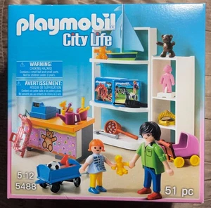 Playmobil City Life Spielzeugladen #5488 - 2012 - Deutschland - 51 Teile inkl. 2 Figuren - Bild 1 von 6