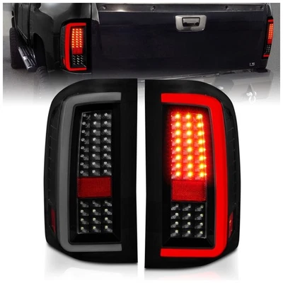 Anzo 311381 LED Tail Lamp For Chevrolet Silverado 1500 07-13 LH RH Smoked Black - Image 1 of 4