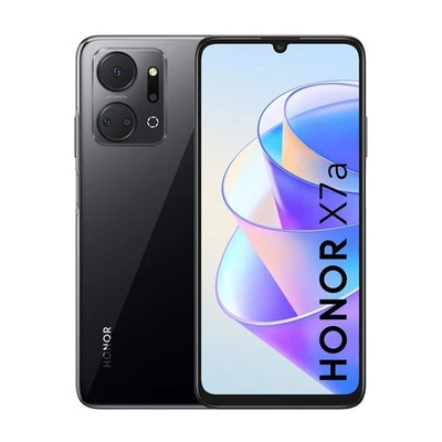 HONOR SMARTPHONE X7a LTE 4GB RAM 128GB ROM 6,74" 2 Sim NERO 5330Mah 50MPX NUOVO - Immagine 1 di 4