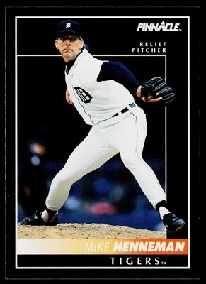 1992 Pinnacle #164 Mike Henneman Detroit Tigers - Image 1 of 2