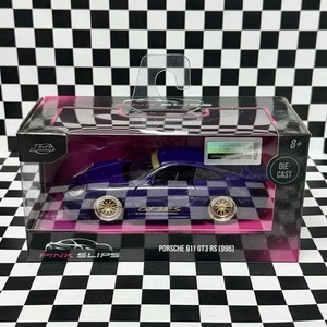 Jada Pink Slips Porsche 911 GT3 RS (996) 1:32 Scale Diecast Purple FREE Shipping - Picture 1 of 6