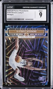 2023-24 PANINI PHOTOGENIC WEDGES #164 DERECK LIVELY II CGC 9 - Picture 1 of 2