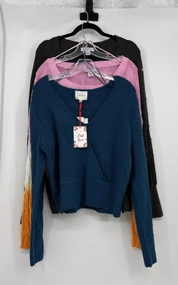 Suéter Pullover Multicolor Liz Claiborne Sincerely Jules Mujer Talla XL Lote de 3 Foto 1 de 4