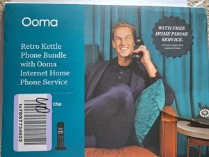 Ooma Retro Czajnik Pakiet telefonów z Ooma Internet Home Service NOWY - Zdjęcie 1 z 11