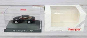 Herpa Private Collection, MB Mercedes Benz CL-Coupe Brabus 7.3, Black, 1/87 HO - Picture 1 of 3