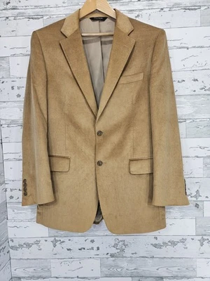 Blazer Jos A Bank Para Hombres Pana Dos Botones Ajuste A Medida Bolsillos con Solapa Amarillo 40L Foto 1 de 4