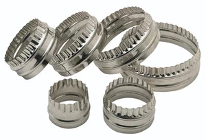 KitchenCraft Set of Six Double Edged Biscuit / Pastry Cutters - Picture 1 of 8