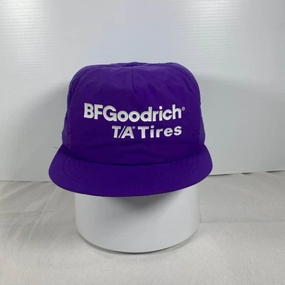 De colección BFGoodrich Neumáticos Sombrero Púrpura Neón Nylon Sombrero Gorra Snapback Swingster Años 90’s Foto 1 de 4