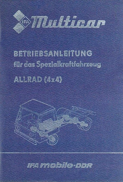 300997 Bedienung Multicar 25 Allrad - Bild 1 von 1
