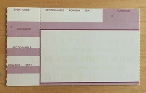 Boleto Triple Corona de Deportes Motorizados New Orleans Louisiana Superdome 16/01/88 - Imagen 1 de 3