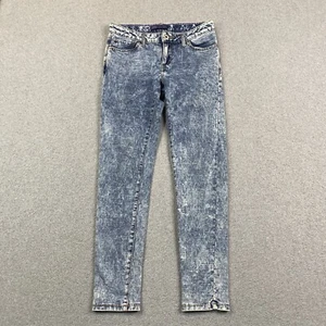 Levis Jeans Girls 26x26 Super Skinny Knit Jean Denim Stretch Blue Acid Wash City - Picture 1 of 20