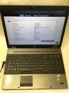 HP ELITEBOOK 8740W - INTEL I5 M520 = 4GB RAM - BOOTS TO BIOS-READ DESCRIPTION-BB - Picture 1 of 8