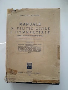 Manuale di Diritto Civile e Commerciale Vol.I Giuffrè anno 1957  - Picture 1 of 2