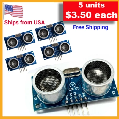 **3 or 5 Units** HY-SRF05 Precision Ultrasonic Range Sensor Module for Arduino - Image 1 of 4