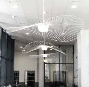 Hummst Modern White Hat Chandelier - Picture 1 of 5