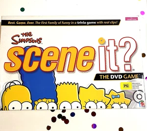Board Game The Simpsons Scene It? The DVD Game Mattel TV Trivia Quiz Complete GC - Picture 1 of 5