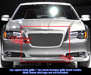Fits Chrysler 300/300C Stainless Steel Mesh Grill Combo 2011-2014 - Picture 1 of 2