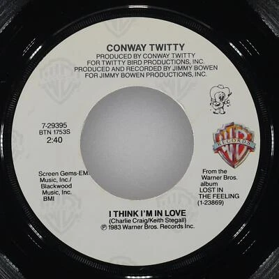 CONWAY TWITTY Three Times A Lady / I Think I'M In Love WARNER 7-29395 NM 45 7" - Image 1 of 4