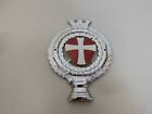 Vintage Forenede Danske Motorejere Danish Federation Cross Car Badge Emblemat samochodowy