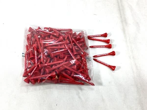 UPS United Postal Service Golf Tees Wood Wooden 2-1/4 inch Size 100 Pieces Red - Picture 1 of 2