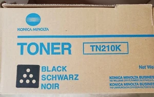 KONICA MINOLTA T TONER # TN210K , TN210Y , TN210M , TN210C ( U PICK ) - Picture 1 of 11