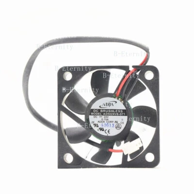 ADDA Fan AD5024VB-D71 DC 24V 0.15A 50*50*15MM Inverter Cooling Fan 2-Pin New - Image 1 of 4