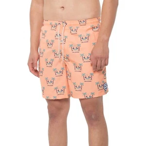 Nuevo con etiquetas Bañador Life is Good Jake Hamaca Relax Naranja Forrado UPF 50+ para Hombre - Imagen 1 de 2