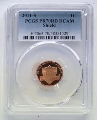 2011 "S" PCGS 70 RD DCAM Proof Lincoln Cent - Image 1 of 2