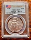 Click now to see the BUY IT NOW Price! 2014 FIRST STRIKE $100 PLATINUM AMERICAN EAGLE / SOL  PCGS MS70