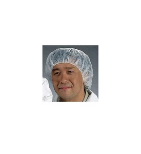 Gorra Bouffant CELLUCAP BI4HSDGRA, blanca, 21 pulgadas de diámetro, PK100 - Imagen 1 de 2