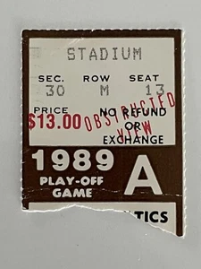 NBA Celtics Pistons 1989 Playoffs 1st Round Eimination Game (Pistons NBA Champs) - Picture 1 of 2