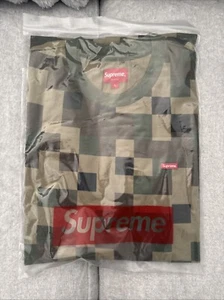 Supreme Small Box L/S Long sleeve Tee Olive Digi Camo Large - Picture 1 of 3