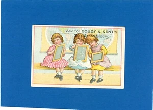 Goudy & Kent Bakers and Confectioners Victorian Trade Card - Picture 1 of 2