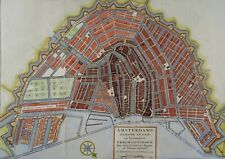 Amsterdam, large town plan by Wagenaar/Tirion, 1760, Amsterdams Oudtste Staat ..