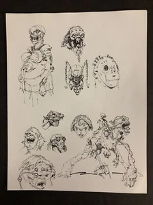 Sketch Pinup Comics Poster Print 8x10.5 Greg Capullo - Picture 1 of 1