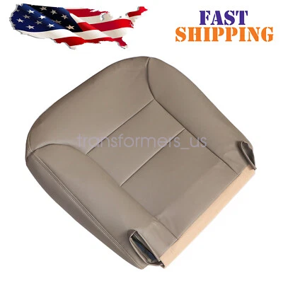 Cubierta de asiento de cuero inferior para pasajero Chevrolet Silverado 1500 95-1999 color tostado Foto 1 de 4