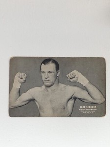 Boxer Jack Sharkey - two Exhibit cards