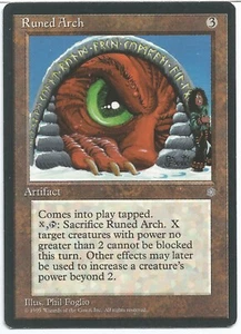 MTG Runed Arch Ice Age Rare LP - Picture 1 of 2