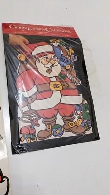 HALLMARK Dress Santa Claus ADVENT CALENDAR Vintage COUNTDOWN TO CHRISTMAS New - Image 1 of 4