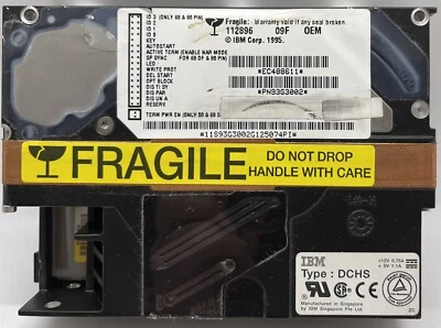 IBM DCHS-90F 93G3002 9GB 7200RPM SCSI 50PIN 3.5  Hard Drive - Image 1 of 2