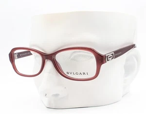 Bvlgari 4076B 5239 Eyeglasses Glasses Bordeaux Red Redberry w/ Crystals 53mm - Picture 1 of 8
