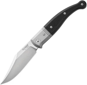 LionSTEEL Gitano Slip Joint Black G10 Folding Niolox Steel Pocket Knife GT01GBK - Picture 1 of 2