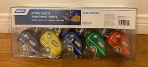 Camco RV Retro Travel Trailer Party Lights 8 Feet Strand/Party Lights10 Pack NIB - Picture 1 of 6