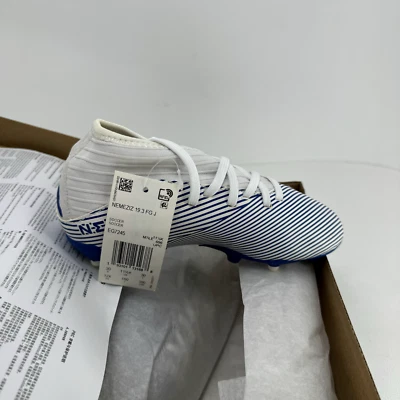 adidas Kids Unisex's Nemeziz 19.3 Firm Ground Boots Soccer Shoe, Size 13, New - Image 1 of 4