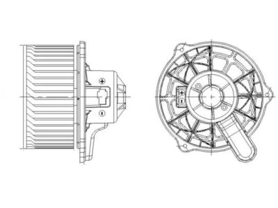 Motor soplador delantero para Hyundai Veracruz 2007-2012 TYC 87729XDWM 2008 2009 2010 Foto 1 de 2