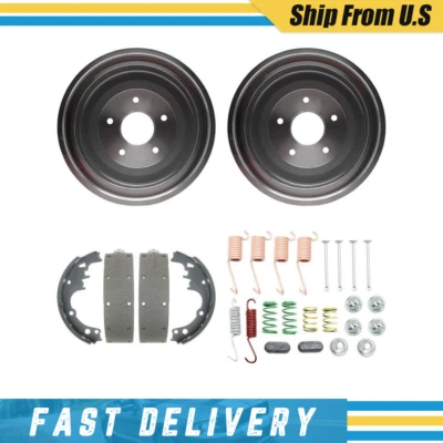 Kit de zapatas de freno y hardware de resorte para tambores de freno delanteros para Pontiac GTO 1966 Foto 1 de 4