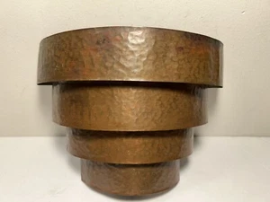 Vintage Hammered Copper Venetian Blind Sconce SHADE ONLY - Picture 1 of 12
