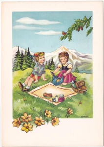 ILLUSTRATORE - ARTIST SIGNED - BARNINI - BAMBINI -90723- - Picture 1 of 1