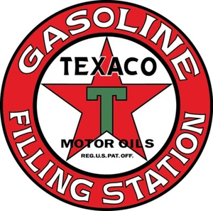 Texaco Filling Station vintage sticker Vinyl Decal |10 Sizes!! with TRACKING - Picture 1 of 6